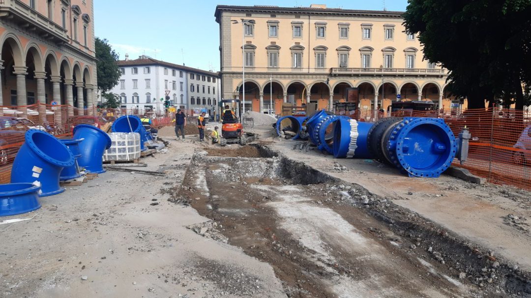 Lavori di sostituzione rete idrica Viale Lavagnini Viale Matteotti-Firenze