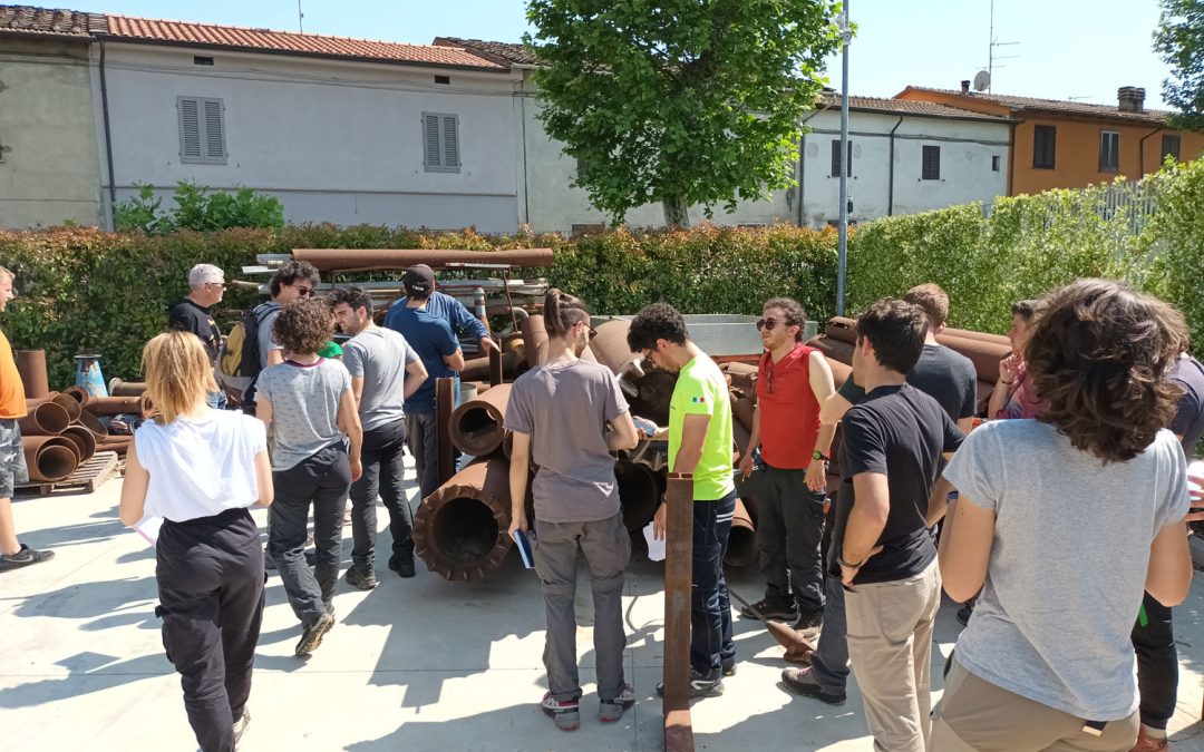 Studenti UNIPI in visita alla sorgente di Caldaccoli e al campo pozzi di Bientina